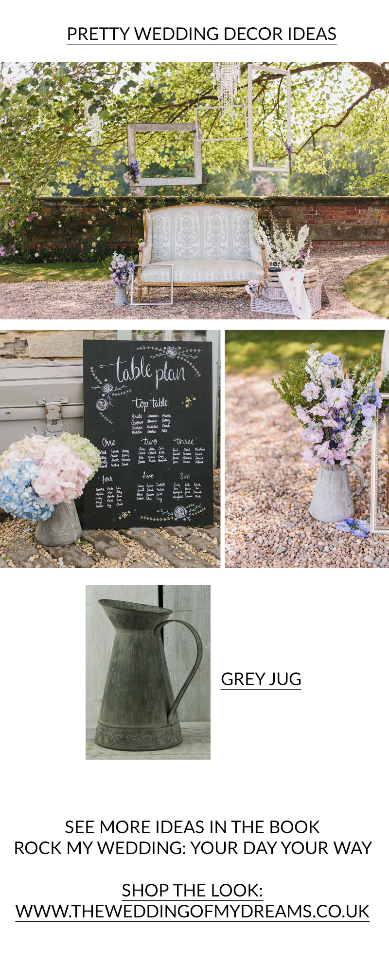 PRETTY WEDDING DECOR IDEAS from Rock My Wedding Book