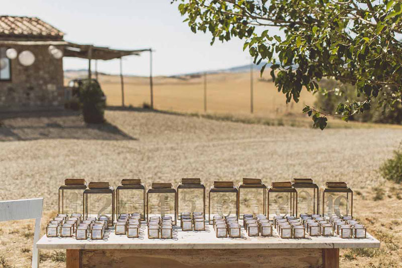 wedding escort cards brass lanterns 3