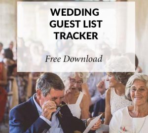 wedding guest list tracker free download