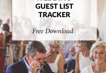wedding guest list tracker free download