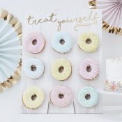 donut wall wedding table top display