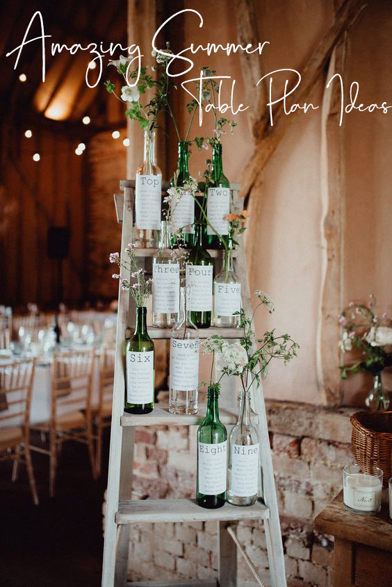 Wine Bottle Seating Chart