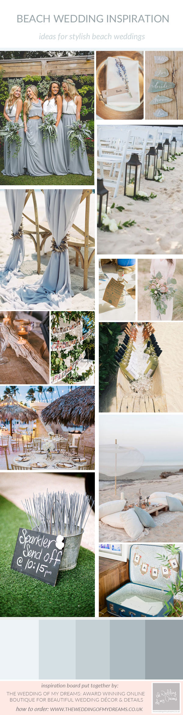 Stylish Beach wedding decorations and ideas