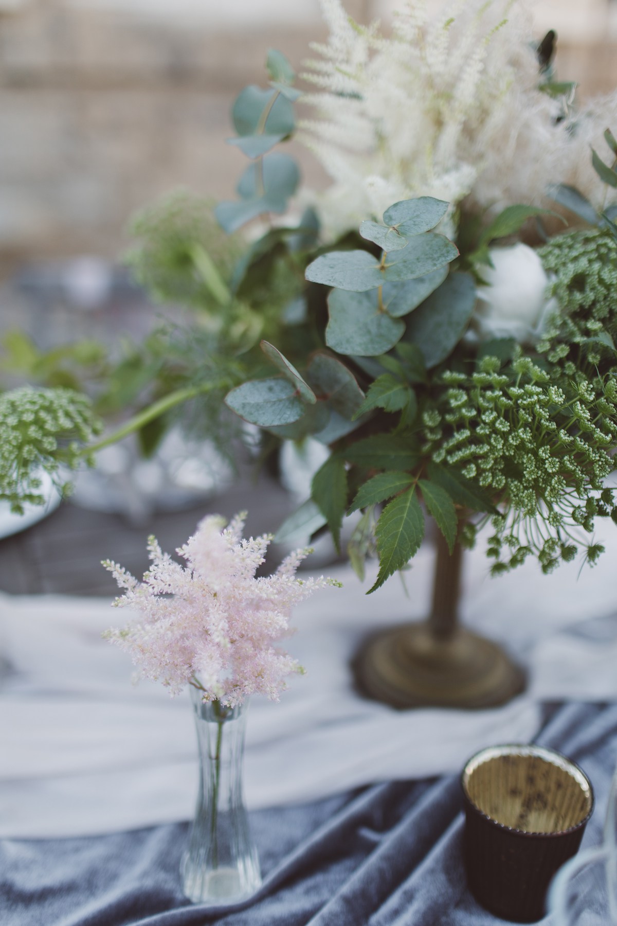 astilbe pink feathers wedding flowers french wedding