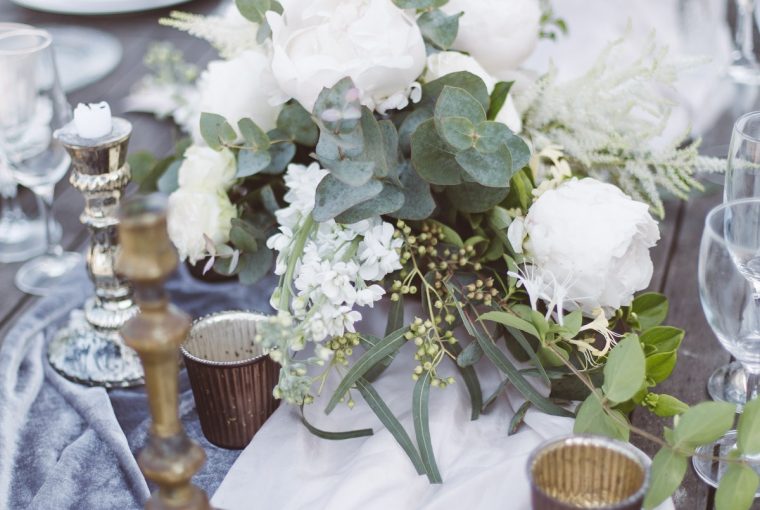 french wedding inspiration wedding tablescape bronze cream