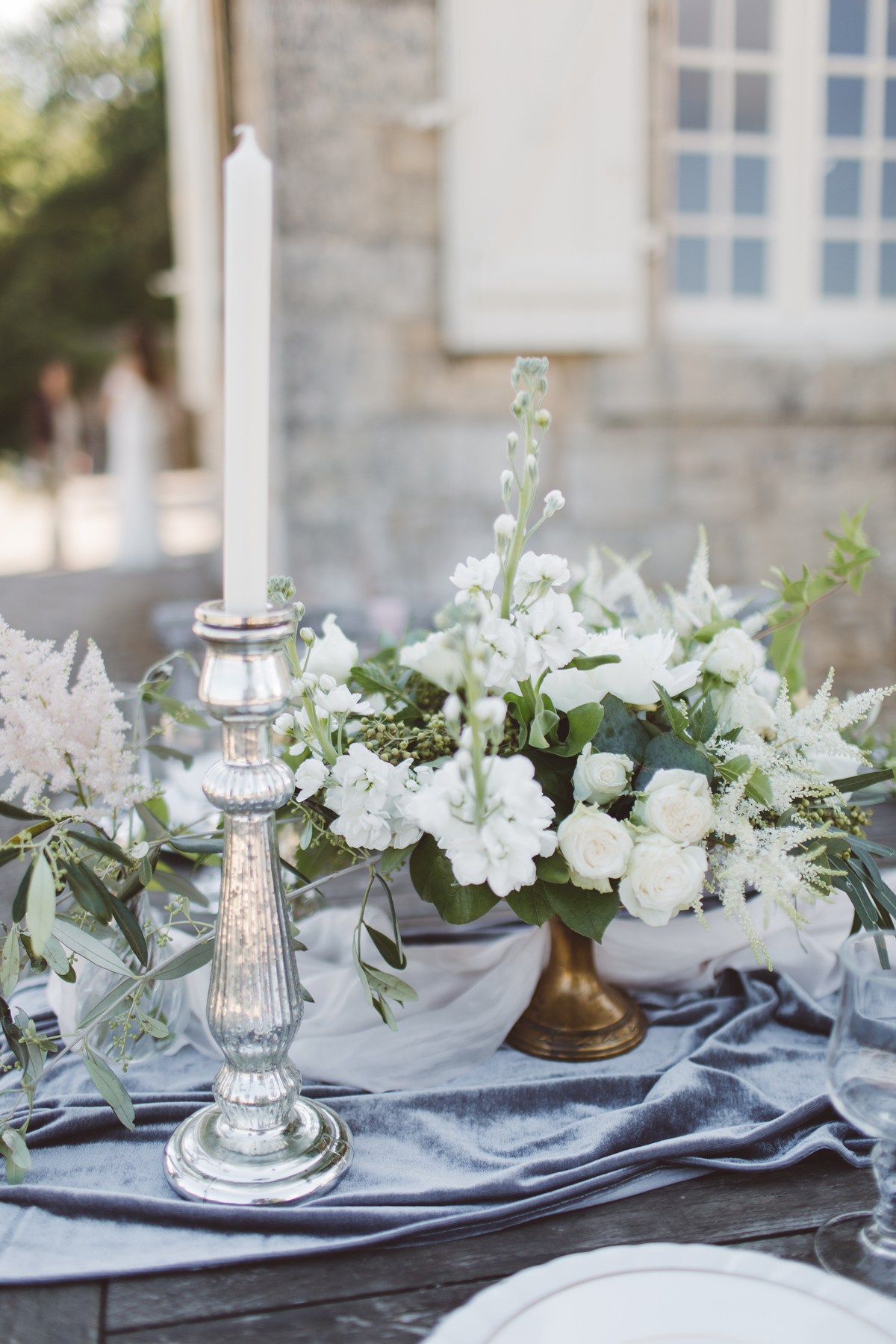 silver gold grey wedding colours destination wedding summer france