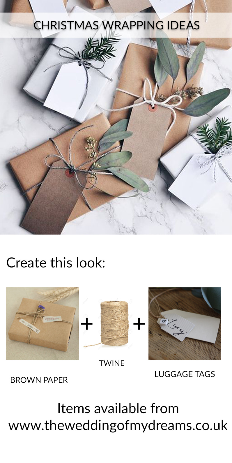 Christmas wrapping ideas shop the look