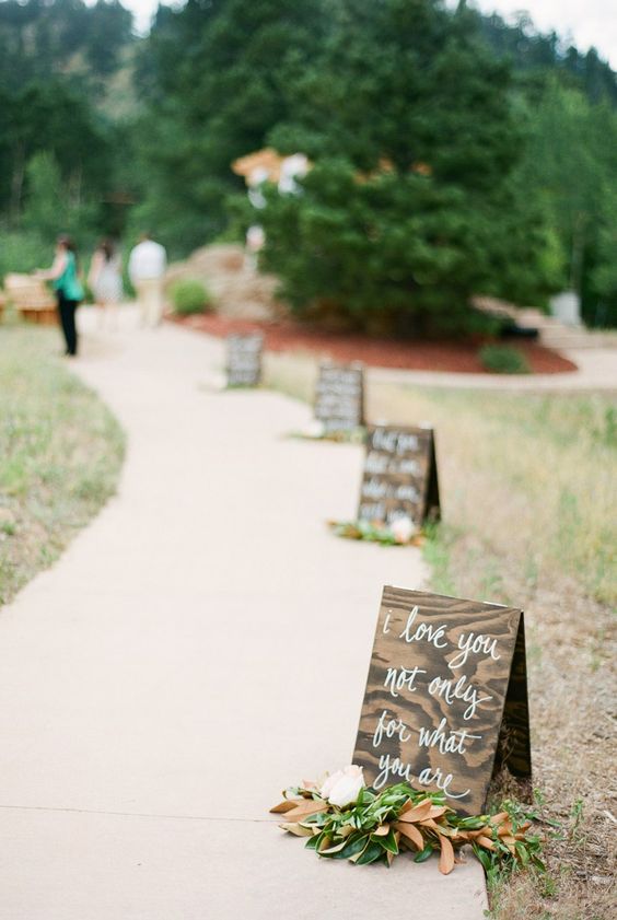 wedding ceremony signs The Wedding of my Dreams (2)