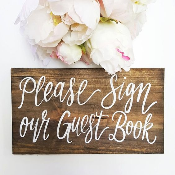 wedding guest book signs The Wedding of my Dreams (1)