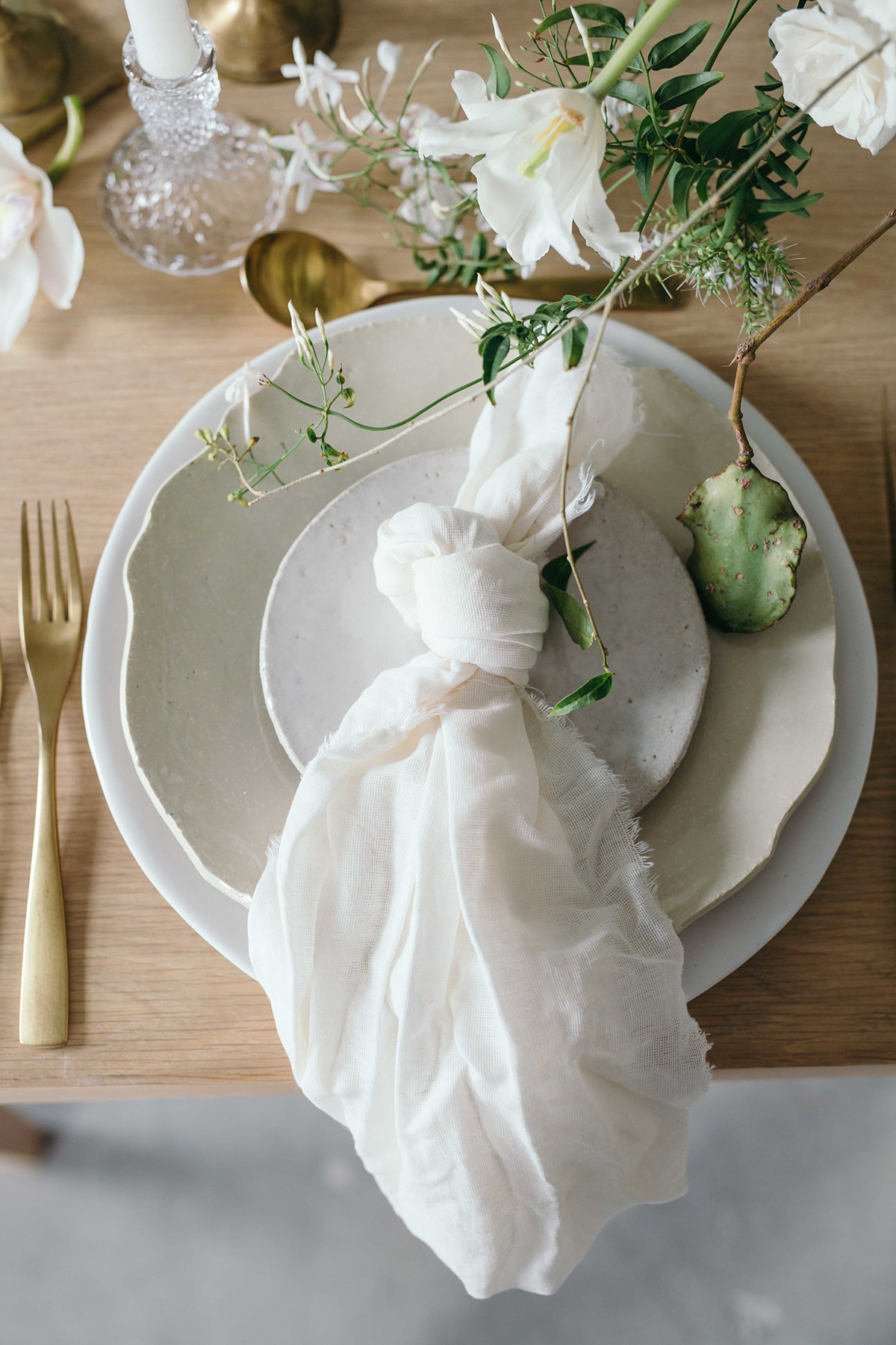 Ivory Linen Napkin