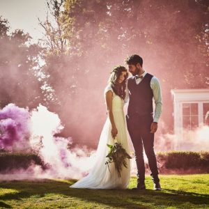 Wedding Smoke Bomb Confetti Alternative Pink
