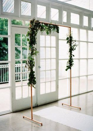 copper-weddin-arch-drapes