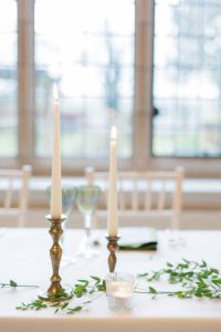 Candlesticks wedding styling ideas
