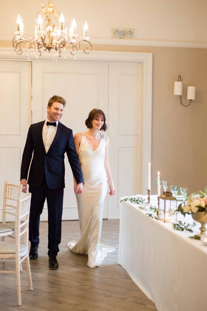 Top Table wedding ideas Brass and gold 