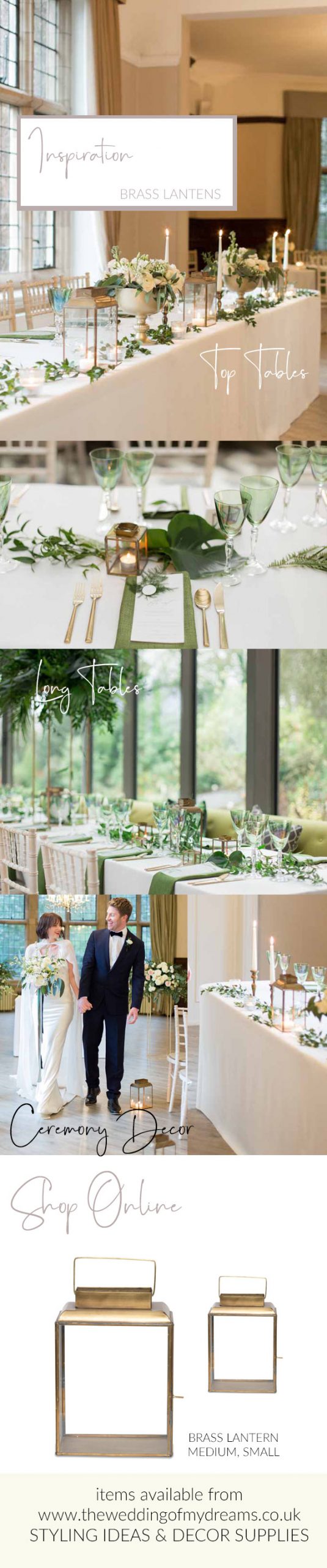 bass lanterns wedding styling ideas