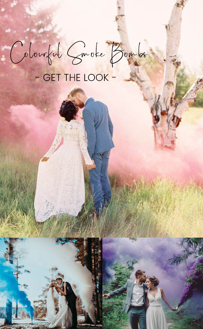 Wedding colour smoke bombs to buy The Wedding of my Dreams