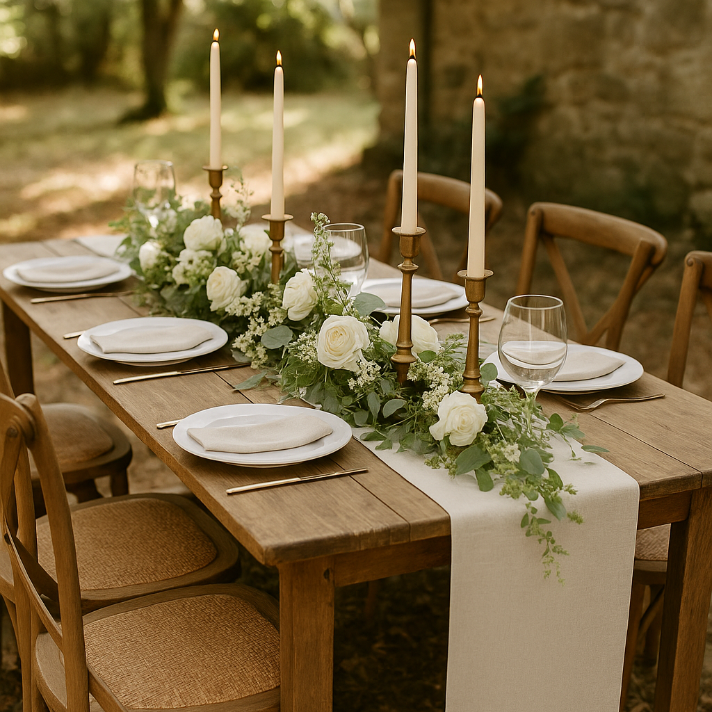 Neutral-Cotton-Table-Runners-5m-Roll-Weddings-UK-from-The-Wedding-of-my-Dreams1