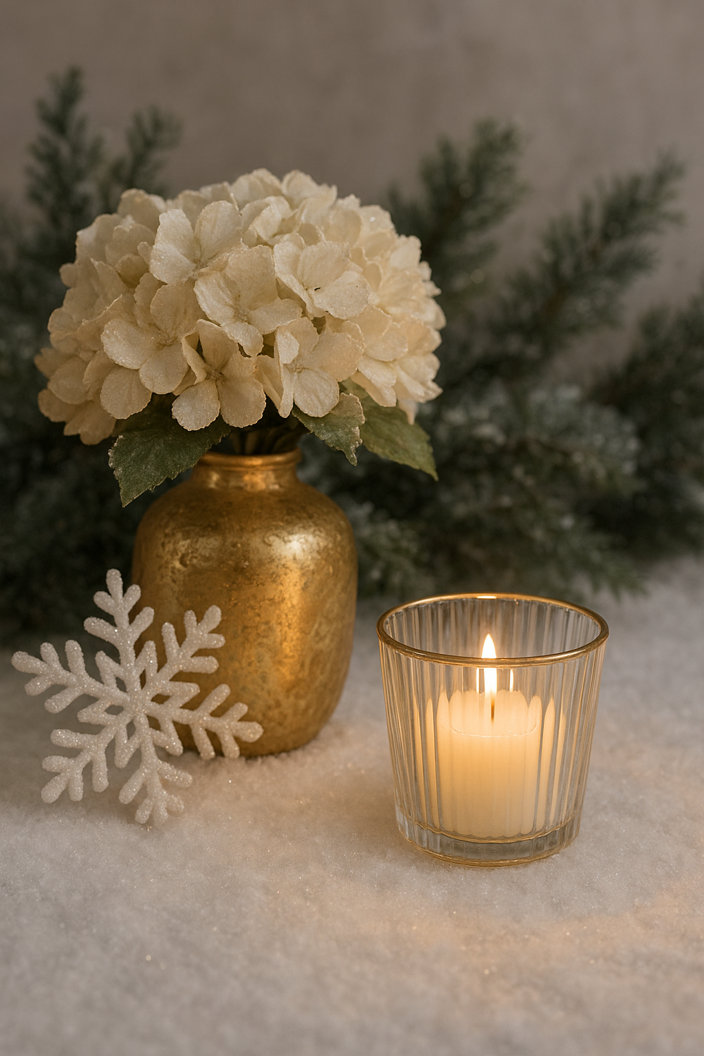 gold rimmed tea light holders