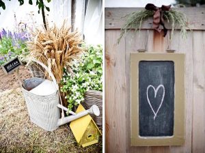 chalkboard wedding decorations