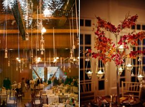 hanging wedding venue celing deocrations