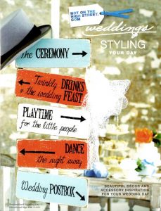 not on the high street wedding style book