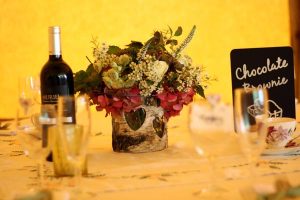 bark vase wedding table decorations