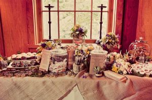 rustic bark wedding decorations