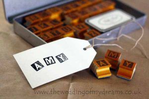 A-Z alphabet stamps
