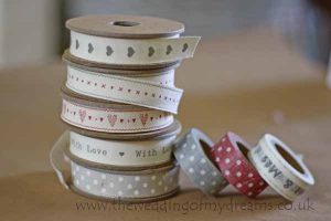 wedding ribbons