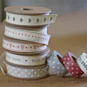 wedding ribbons