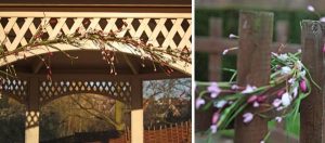 flower garland arch