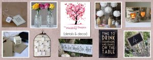 wedding decorations and details available to shop online