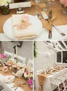 hessian wedding