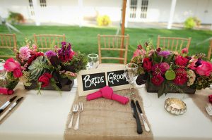 rustic wedding hessian runners