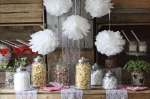 paper pom poms