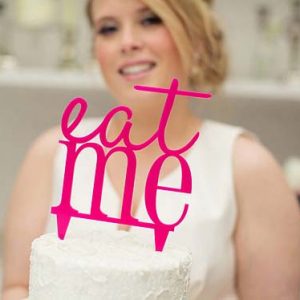 eat me cake topper