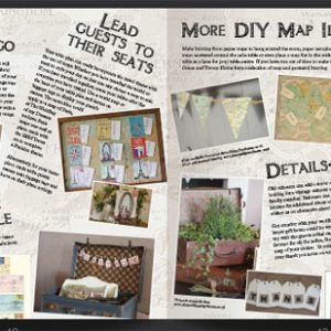 travel themed wedding