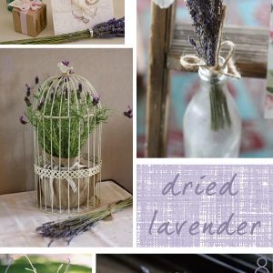 dried lavender wedding inspiration