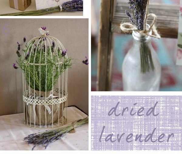 dried lavender wedding inspiration