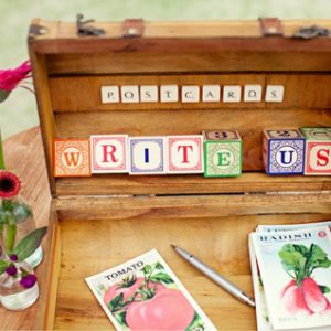 postcards wedding