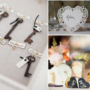 wedding name place settings