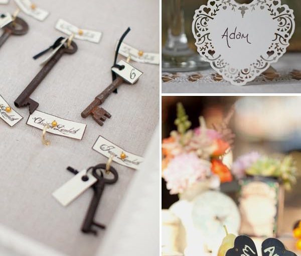 wedding name place settings