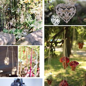 hanging wedding decorations