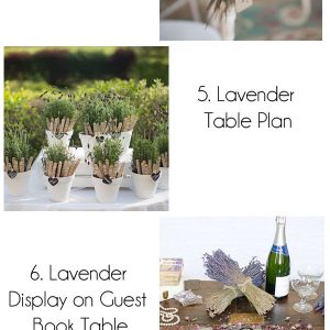 10 ideas for using lavender at your wedding