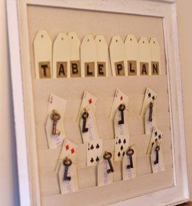 Table Plan with Pockets