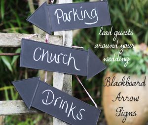 blackboard arrow signs