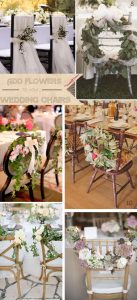 chair decorations wedding flowers