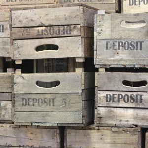 vintage apple crates wooden crates bushel crates back in stock