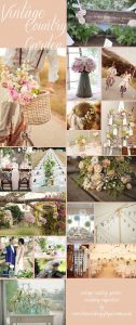 vintage country garden wedding themes ideas