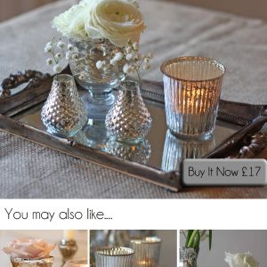 mirror tray wedding table decorations gold